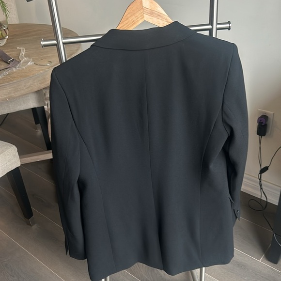 Talula Blazer Tuxedo Style Satin Lapel Black BlazerWomen Size S - Picture 9 of 17